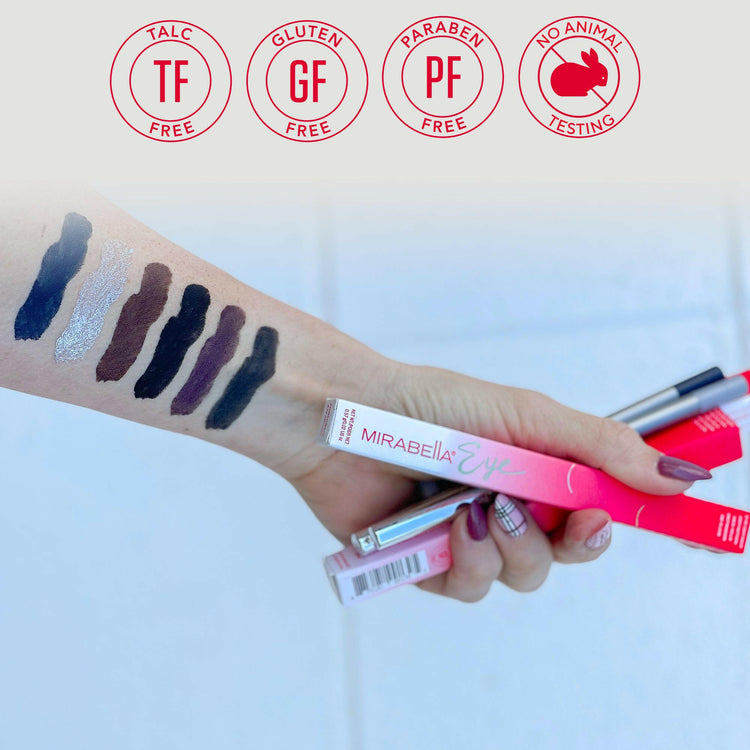 Mirabella Beauty Eye Definers - Talc Free, Gluten Free, Paraben Free, Animal Cruelty Free