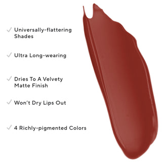 Mirabella Beauty Matte Lip Gloss - Long-wear Formula Smudge proof