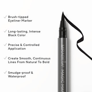 Precision Eyeliner Black Winged Black Liquid Pen for Waterproof