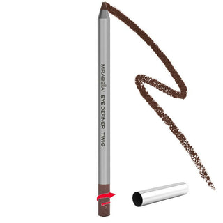 Retractable Water-Resistant Eye Definer Pencil with shapener
