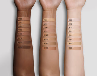 Find the best foundation makeup shade match using skintones