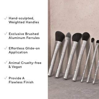 Mirabella vegan and cruelty-free professional makeup brushes – high-quality, synthetic bristles for precise, flawless application