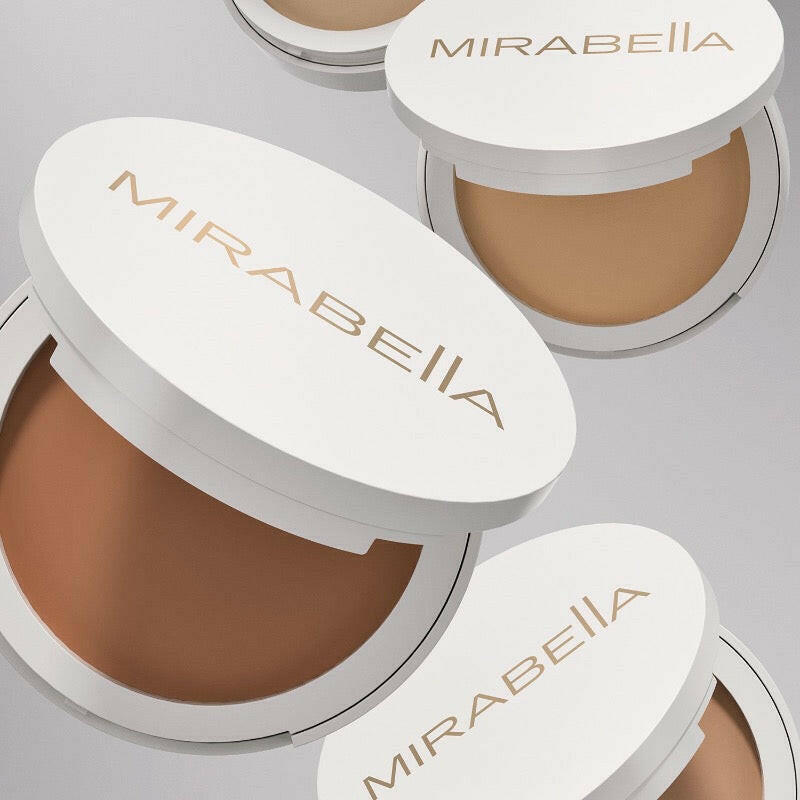 Invincible For All Pure Press Powder Mineral Foundation - Mirabella Beauty 4-in-1
