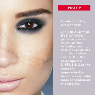 How to apply black Eyeliner Pencil in Waterline for Smoky Shadow