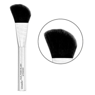 Dual Finish Blush & Powder Professional Makeup Brush - Mirabella Beauty