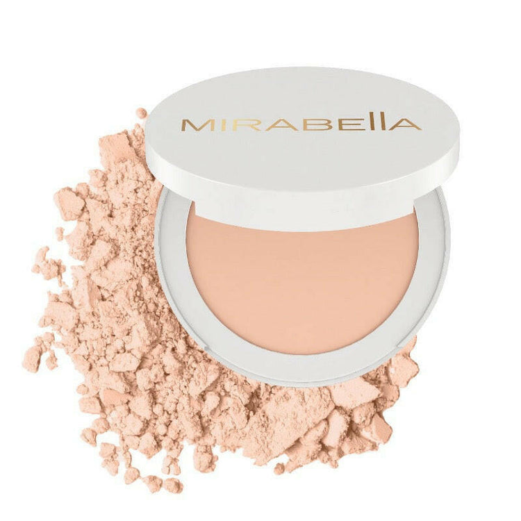 L8 -Invincible For All Pure Press Powder Mineral Foundation - Mirabella Beauty 4-in-1