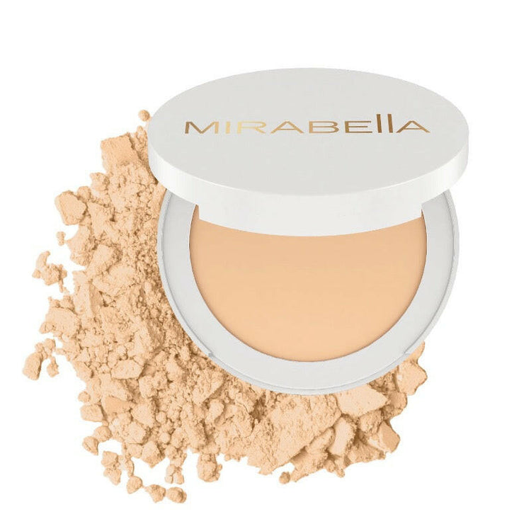 M10- Invincible For All Pure Press Powder Mineral Foundation - Mirabella Beauty 4-in-1