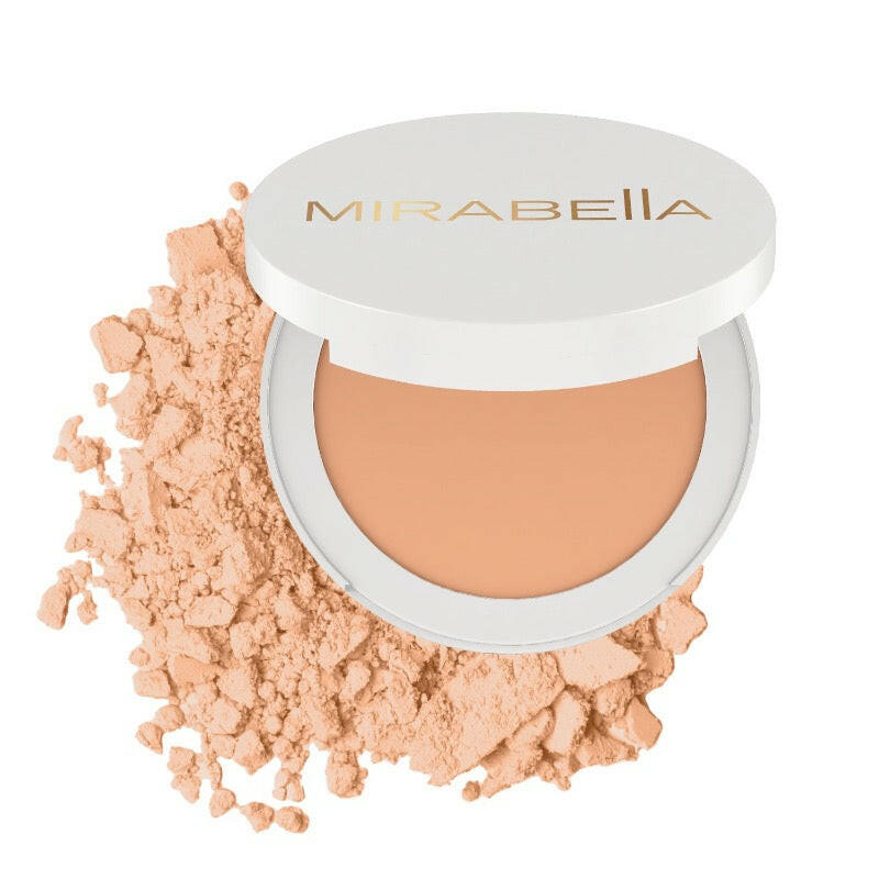 T12- Invincible For All Pure Press Powder Mineral Foundation - Mirabella Beauty 4-in-1