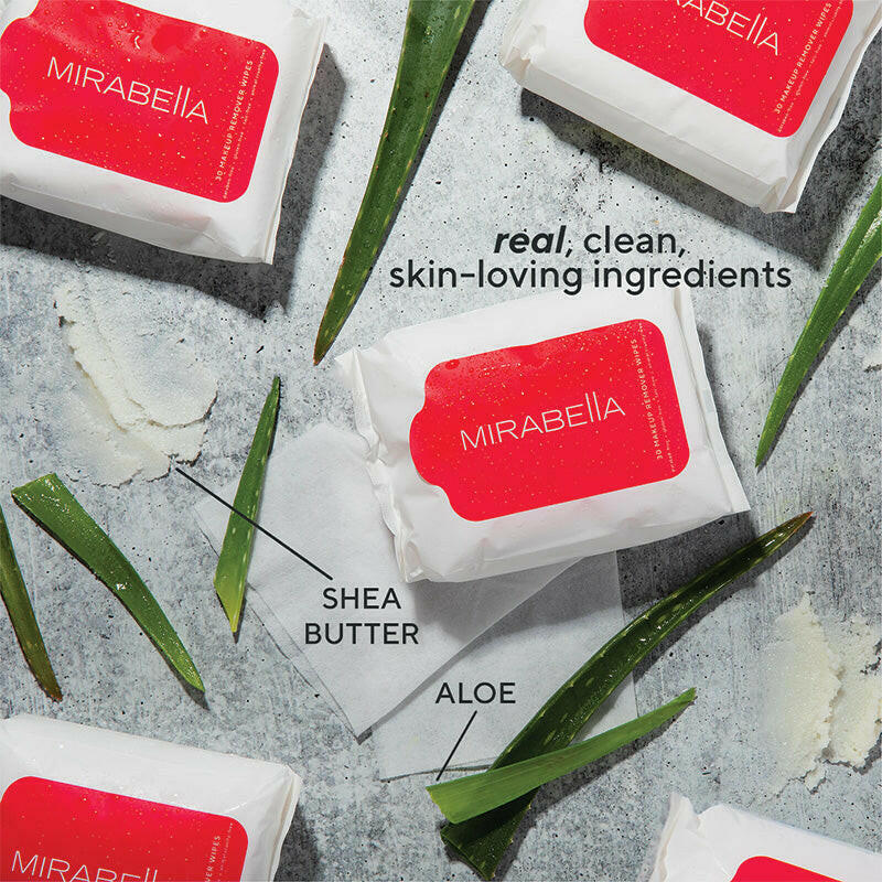 Mirabella Beauty- Rebranded Makeup Remover Wipes Ingredients