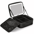 Mirabella Travel Pro Makeup Artist Bag with LED Light Up Mirror, Removable