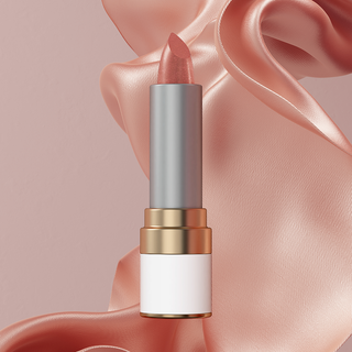 Mirabella Soft Satin lipstick in Sheer Perfection—a nude shade with champagne shimmer for smooth, radiant lips.