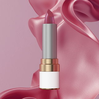 Mirabella Soft Satin lipstick in Pink Quartz—a modern rose-pink with luminous shimmer and silky satin texture.