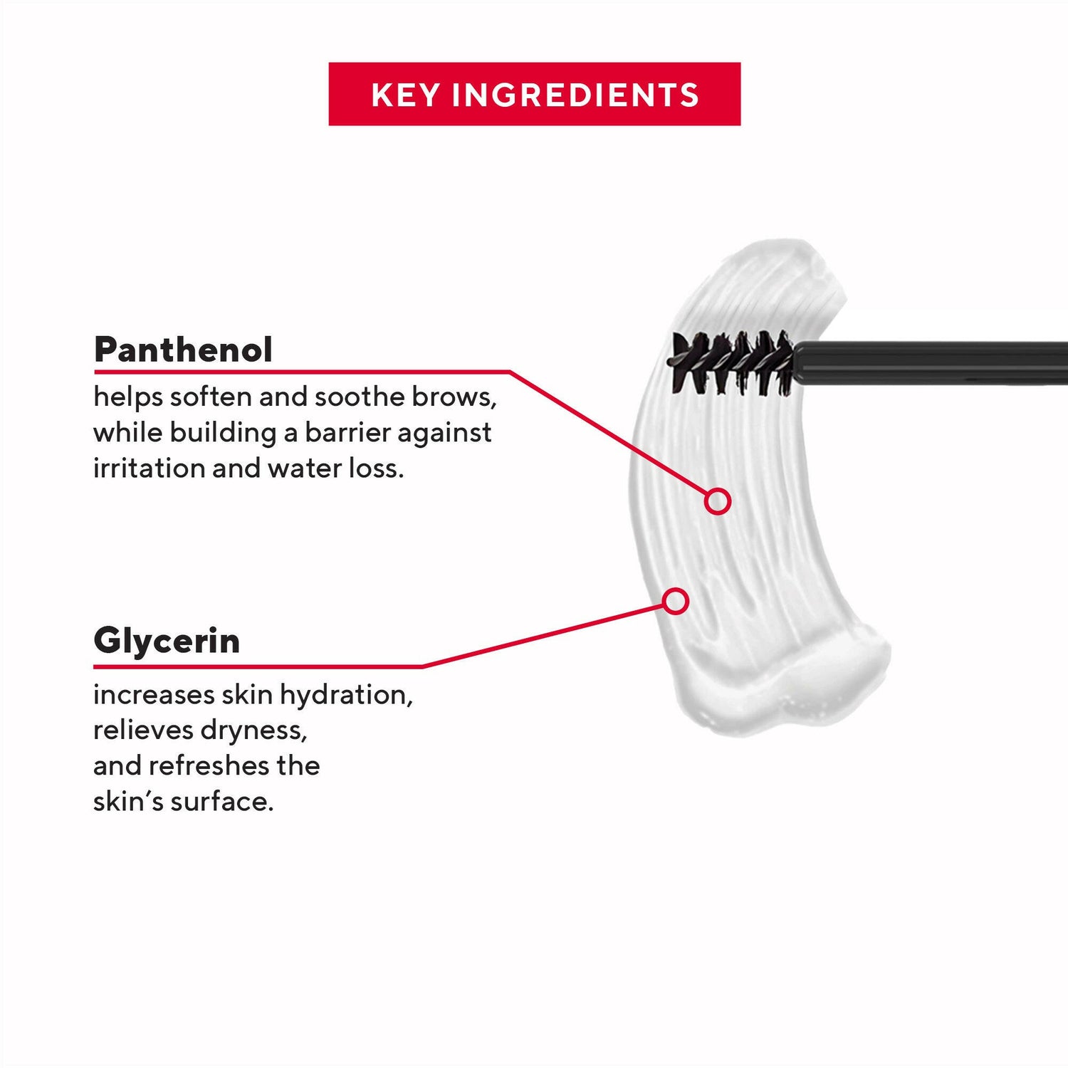 Mirabella Pro Sculpt Clear Brow Gel Key Ingredients