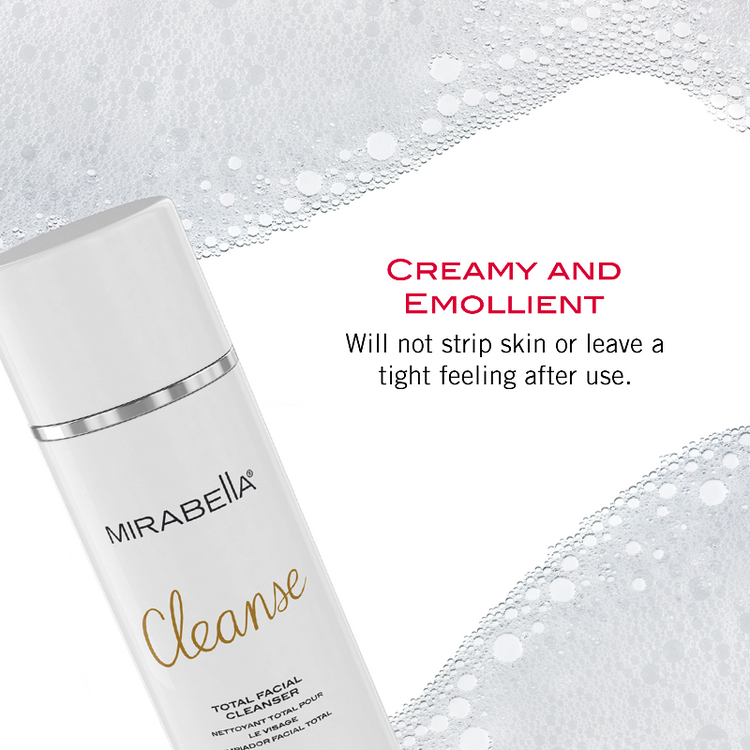 Mirabella Beauty Cleanse Total Hydrating Facial Cleanser - gentle facial cleanser for all skin types