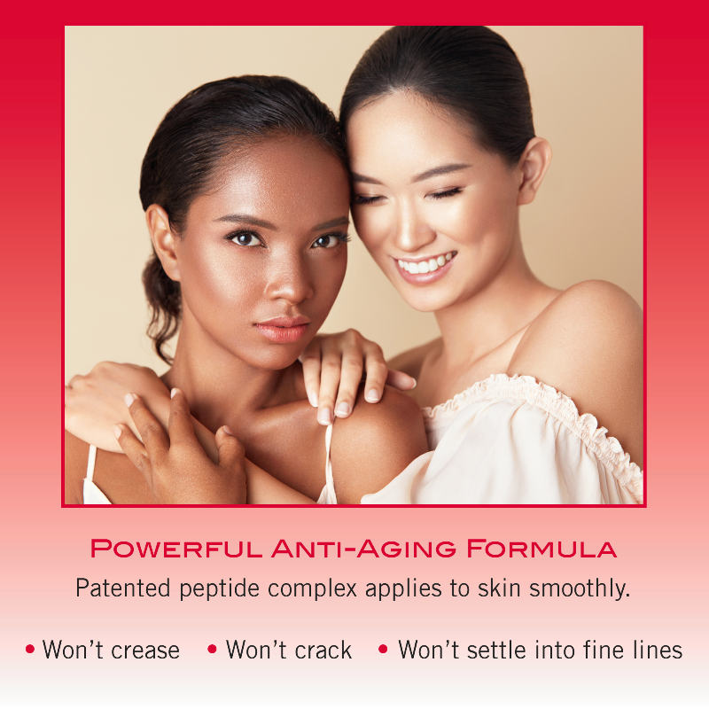 Mirabella Beauty Invincible Anti Aging HD Foundation - full-coverage airbrushed look foundation with gluten-free
