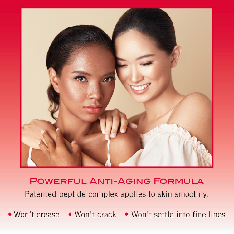 Mirabella Beauty Invincible Anti Aging HD Foundation - full-coverage airbrushed look foundation with gluten-free