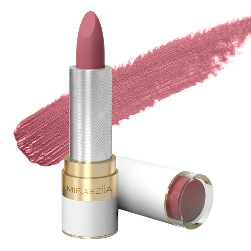 Mirabella Beauty - Rosy Rouge creamy long-wear lipstick