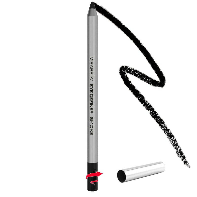 Retractable Water-Resistant Eye Definer Pencil with Built-in Sharpener | Mirabella Beauty