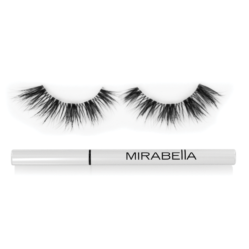 Mink Effect Faux Lash & Adhesive Liner Set - Mirabella Beauty