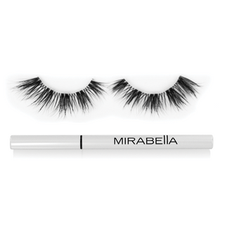 Fake Mink Eyelashes with glue eyeliner pen for bridal lashes