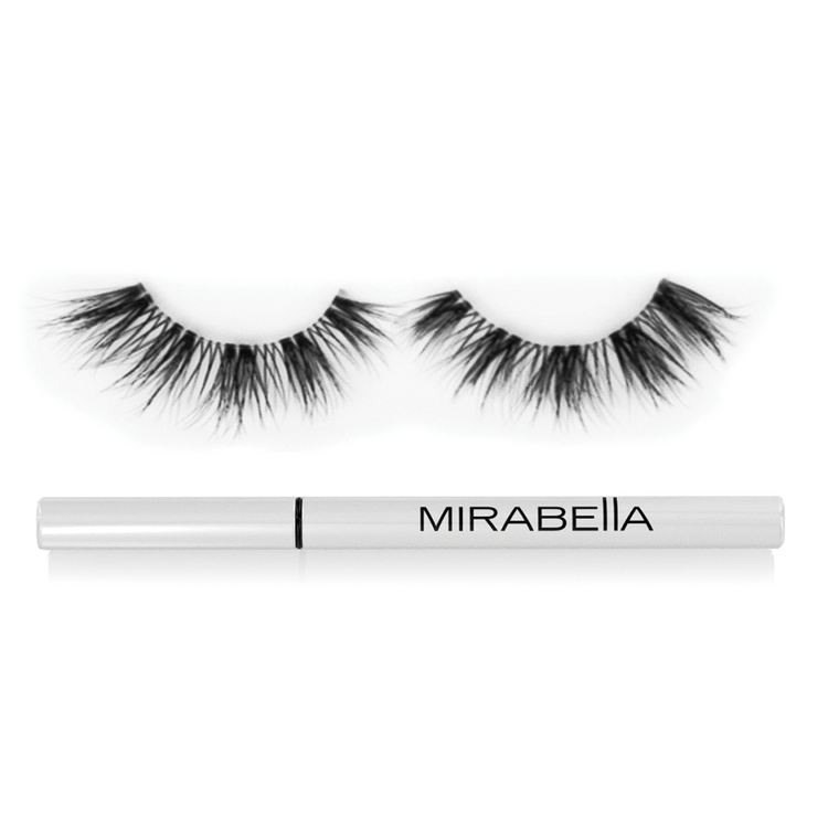 Mink Effect Faux Lash & Adhesive Liner Set - Mirabella Beauty