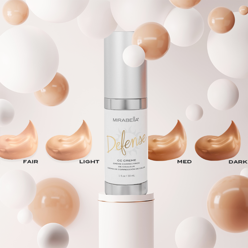 Defense Cc Cream with Sun Protection - medium coverage gluten-free foundation