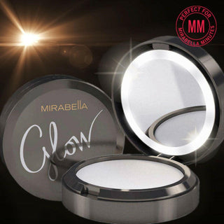 LED Compact Hyaluronic Pressed Powder For on the go touch ups