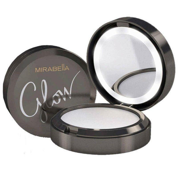 Hyaluronic Pressed Powder Compact with LED Lit Compact