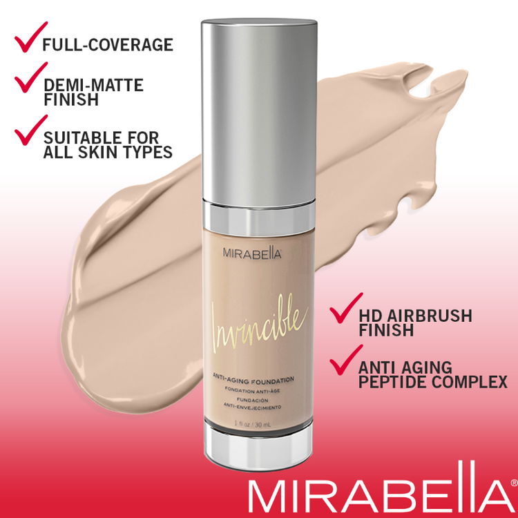Matte Finish Liquid Foundation, Waterproof, Lightweight Foundation Makeup  Ideal for Everyday Use on Oily to Normal Skin Types, Medium Coverage,  Ivory