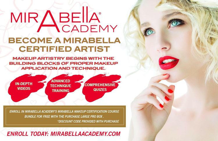 Mirabella Beauty best Cosmetology School and Professional Makeup Artist Kit Academy Online Makeup Education and Certification