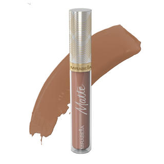 Mirabella Beauty - Matte Lip Gloss, Classic Neutral Peach Bright Tinted Organic