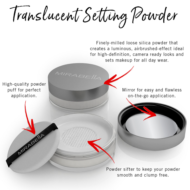 Mirabella Beauty Perfecting Powder - Translucent silica powder