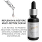 Mirabella Beauty Replenish & Restore Multi-Peptide Face Serum, Vitamin C, Retinol, Hyaluronic Acid, Anti-Aging