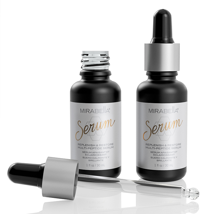 Mirabella Beauty Replenish & Restore Multi-Peptide Serum - Retinol and Vitamin C Serum for Face