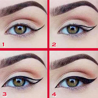 How to create perfect winged makeup look liner pen for pro's