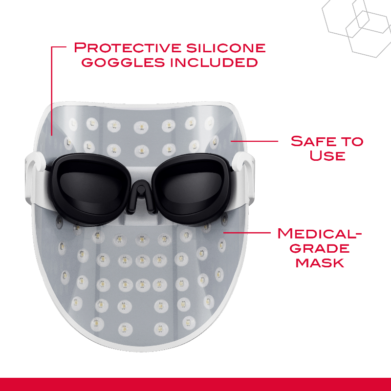phototherapy goggles Mirabella Phototherapy 7-Color LED Facial Mask with Near Infrared