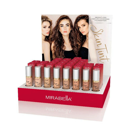 Skin Tint Créme Foundation Point of Purchase Display Intro Kit - Mirabella Beauty
