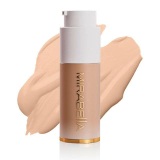Liquid foundation for full coverage acne safe mineral makeup